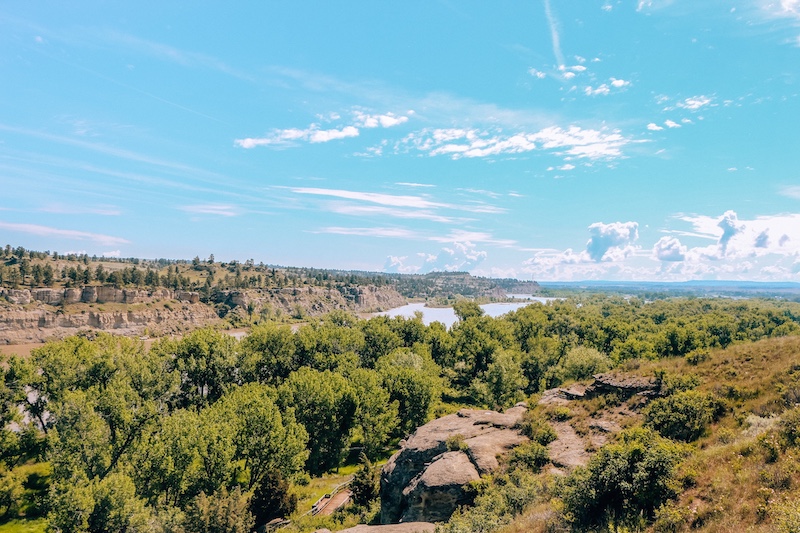 Pompeys Pillar, Yellowstone River, Southeast Montana